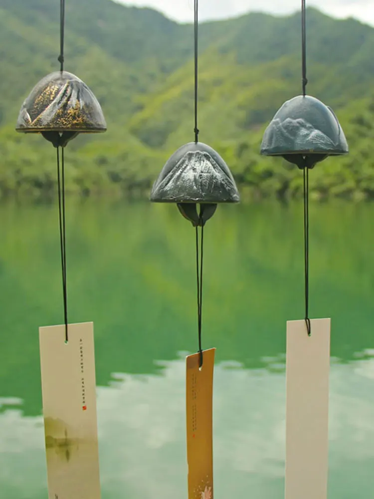 

Courtyard, balcony, garden, homestay, outdoor decoration, camping, outdoor praying, Japanese style cast iron small wind chime, r