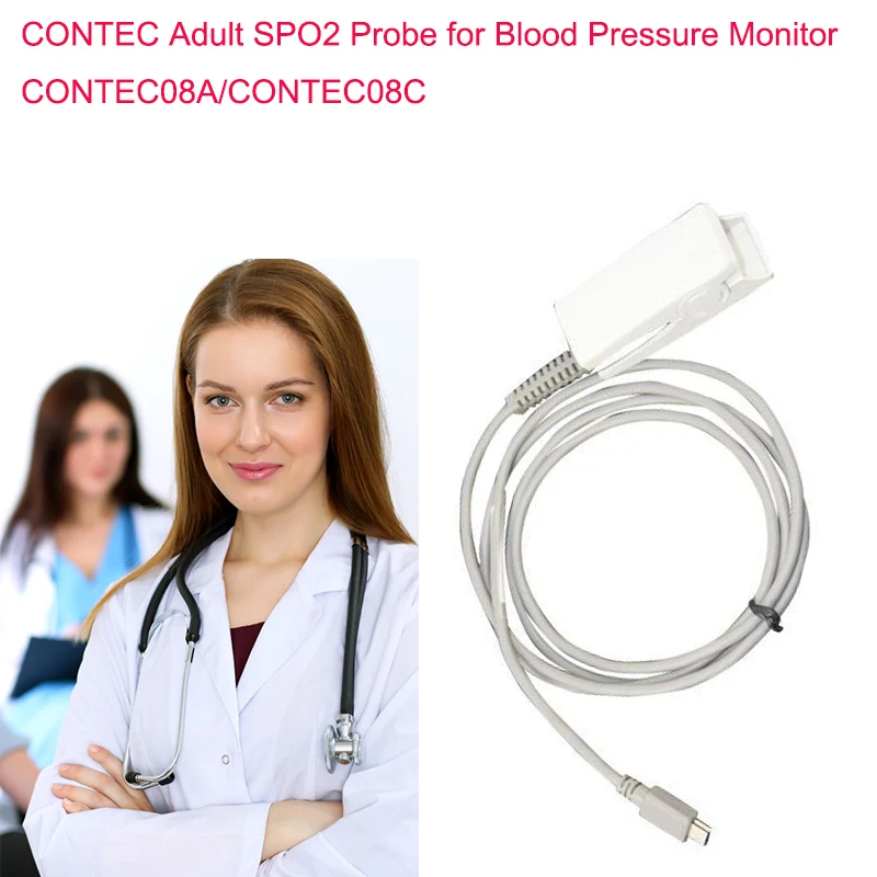 

CONTEC Adult SPO2 Probe for Blood Pressure Monitor CONTEC08A/CONTEC08C