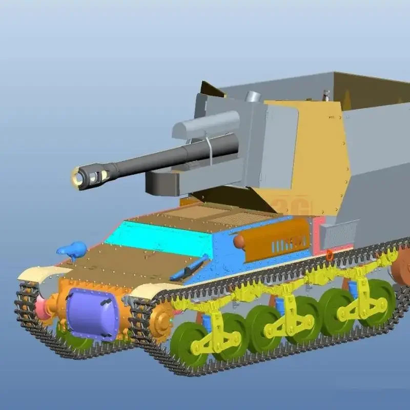 PANDA PH35037 Масштаб 1/35 10 5 см leFH18/4 LrS(f) Becker Heavy Gun onábutzwagen T Model Kit