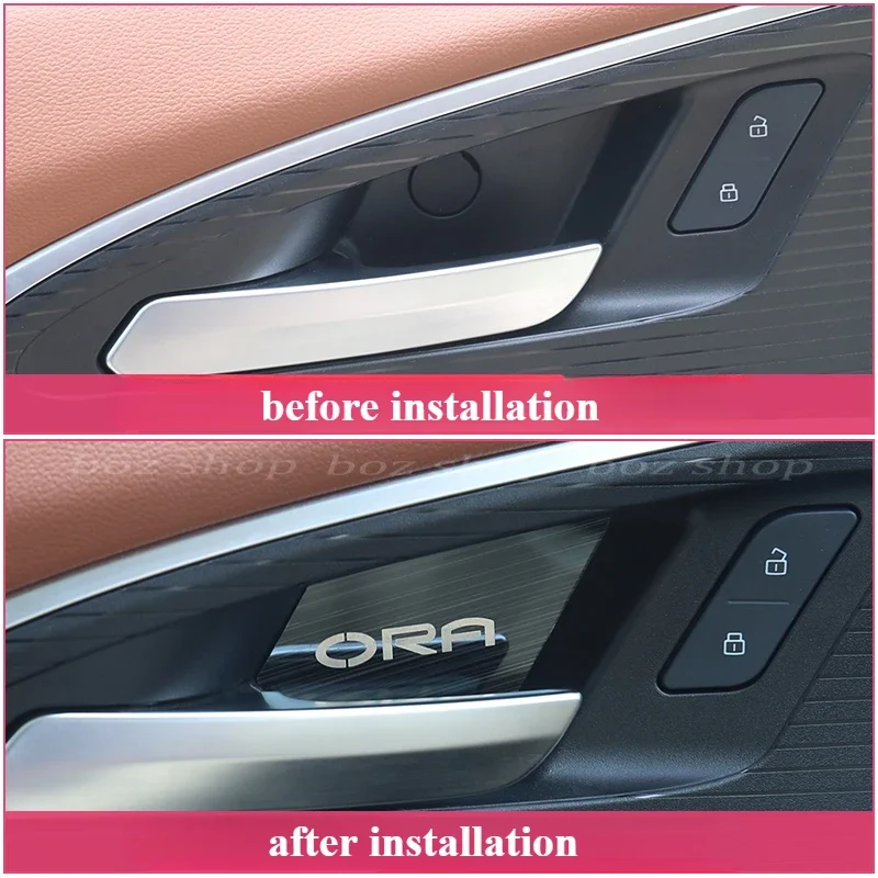 Наклейка на дверную ручку для ORA 03 специальная наклейка внутреннюю чашу