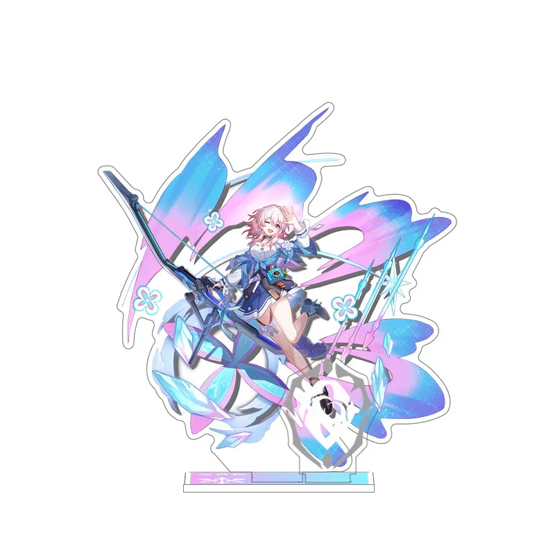 

Anime Figure Honkai: Star Dome Railway Double Layer Sign Jeppard Kafka Jing Yuanjizi Acrylic Jewelry Gift