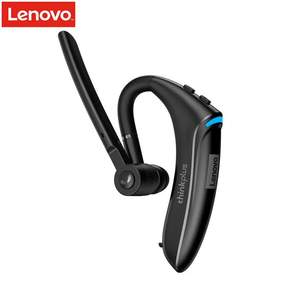 Lenovo-auriculares inalámbricos BH4 para teléfono móvil, audífonos estéreo con micrófono y cancelación de ruido, manos libres para llamadas, negocios