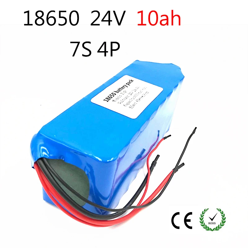 

Laudation 24V 10ah Electric Bicycle Lithium Ion Battery 29.4V 10000mAh 15A BMS 250W 24V 350W 18650 Battery Pack Wheelchair Motor