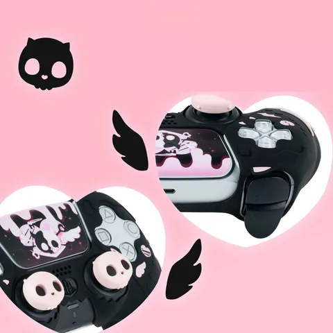 Силиконовый чехол KomoKe Geekshare Cat Bear для Sony Dualsense 5