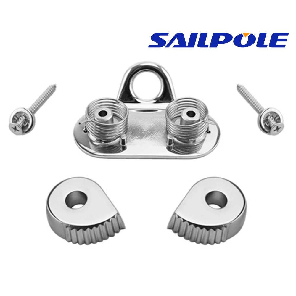 Фото Кулачковая планка из нержавеющей стали Fairlead, морская парусная лодка, каяк, каноэ, шлюпка, веревка от 2 до 8 мм, от 10 до 16 мм №2