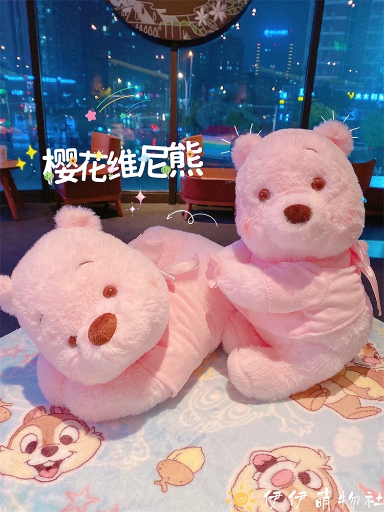 Плюшевая игрушка в японском стиле Disney Сакура Винни-Пух плюшевые игрушки виде