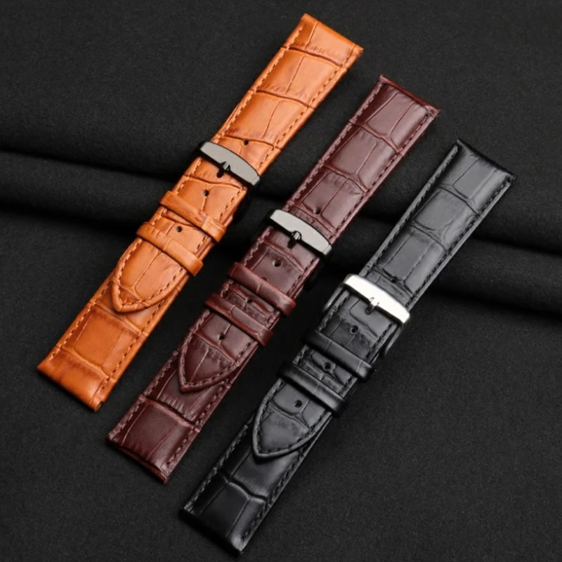 Фото Для Casio MTP1375 MTP1374 MTP1183 MTP1303 1370 MDV106 MDV-106 MDV107 ремешок в виде рыбы-меч из воловьей кожи мужской ремешок для часов 20 мм 22 мм №5