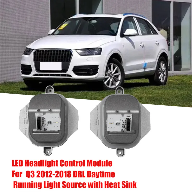 1 пара 8U0941475B 8U0941475C модуль фар ангельские глазки для Audi Q3 8U 2012-2018 дневные ходовые