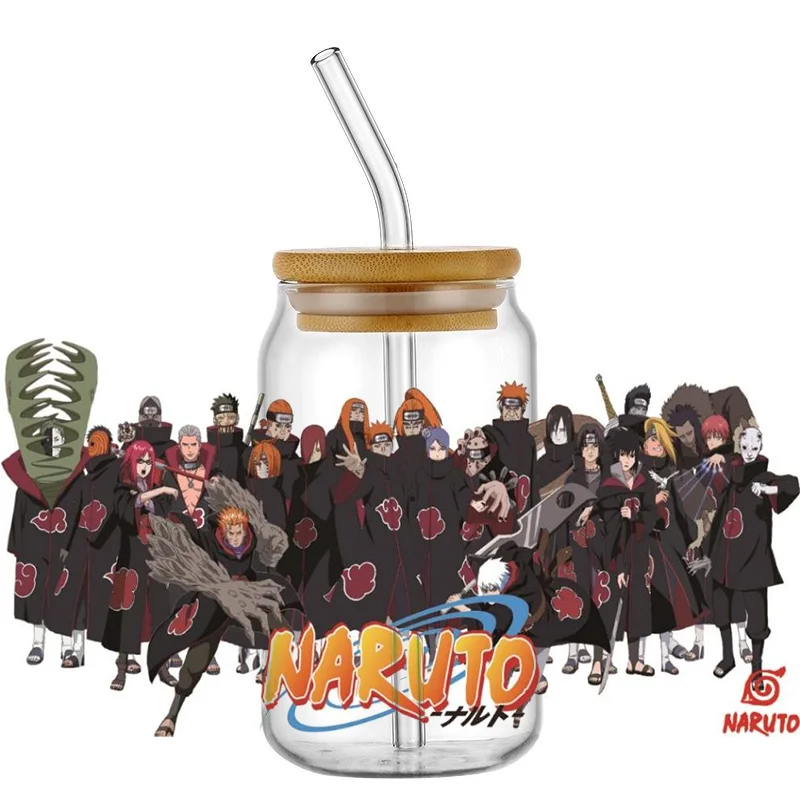 MINISO японский стиль ниндзя восход 3D наклейка 16 унций UF DTF индивидуальный логотип