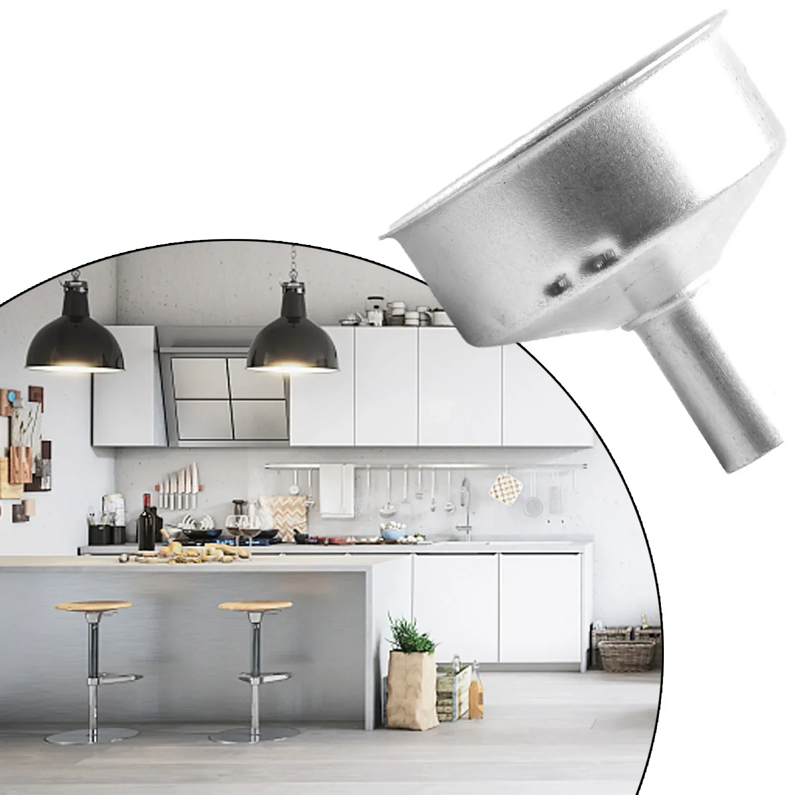 Замена воронки для кофемашины Moka алюминиевые фитинги кастрюль фильтр 1/2/3/6/9/12