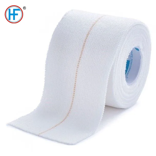 

Medical Cotton Adhesive Elastic Bandage Wrap Heavy EAB Support Strapping Tape White or Yellow Color with A Line