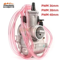 motorcycle pwm 36 38 40mm carburetor racing for 125cc 250cc 2t 4t engine racing scooter atv carb with power jet motocross