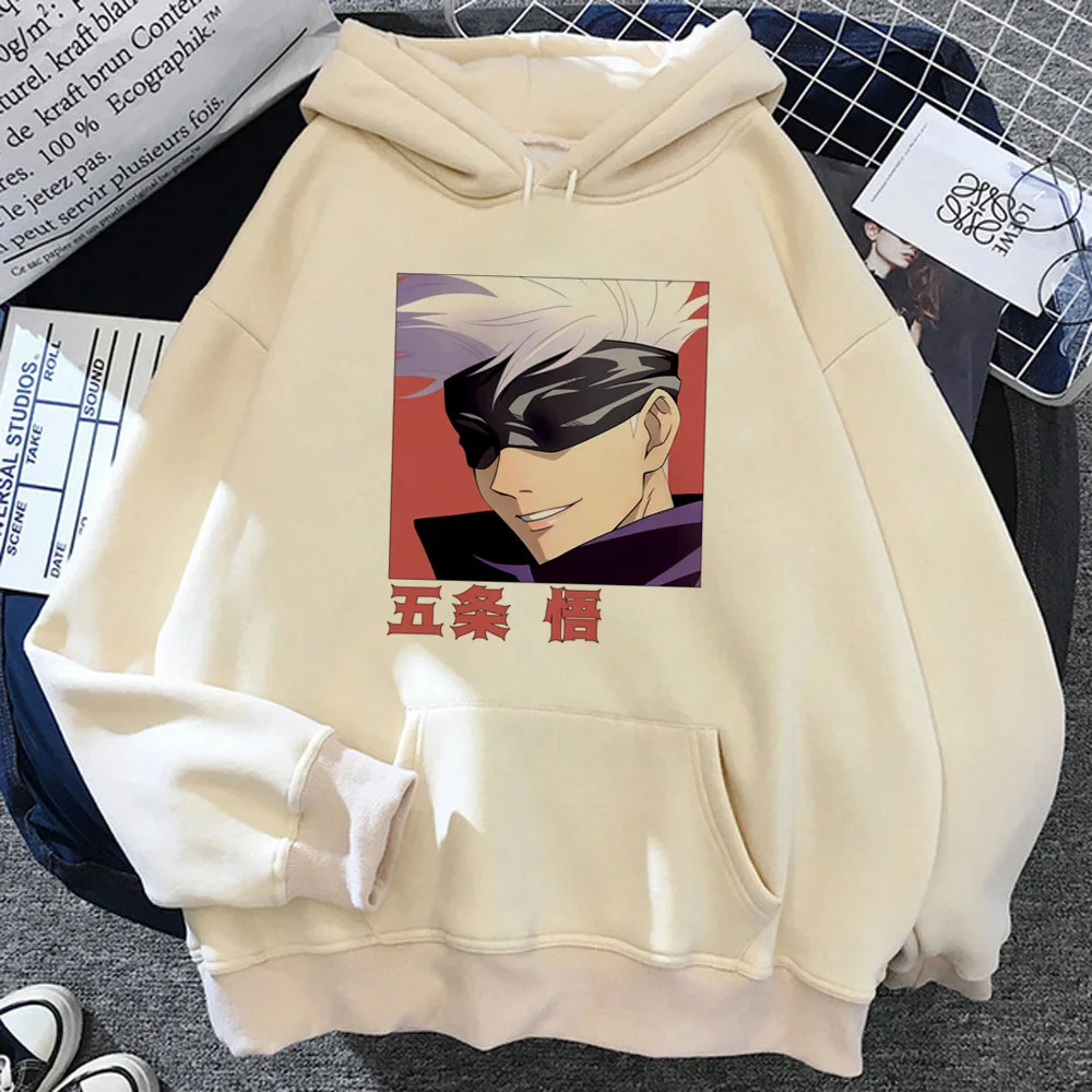 Худи Satoru Gojo дизайнерская Японская уличная одежда для отдыха элегантный