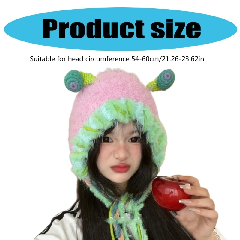 Стильная вязаная шапка для косплея с изображением динозавра уличная одежда