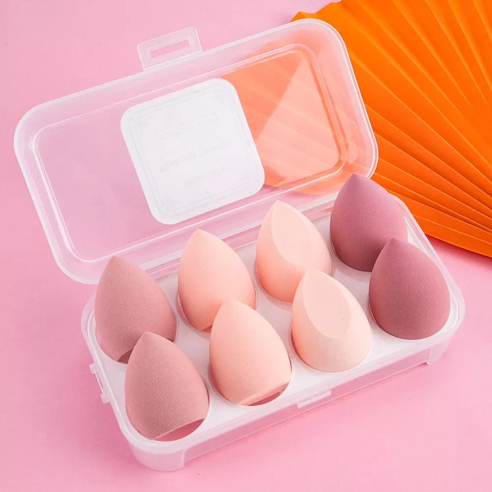 

Kabliliutr Makeup Blender Cosmetic Puff Makeup Sponge with Storage Box Foundation Powder Sponge Beauty Tool Women Make Up