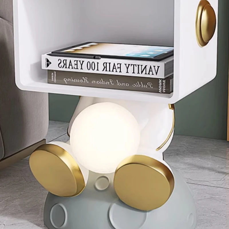 Кофейные детские тумбочки для дома скандинавские современные приставные