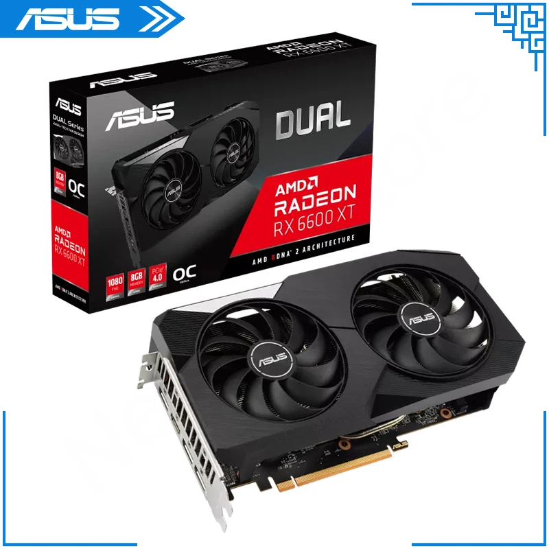 

Asus DUAL-RX6600XT-O8G Radeon™ RX 6600 XT OC Edition 8GB GDDR6 Graphics Video Card