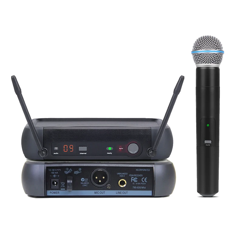 

PGX4 Wireless Microphone and PGX24/BETA58A for Shure Wireless Microphone