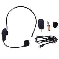 1 set head mounted wireless microphone durable voice amplifier megaphone for performance