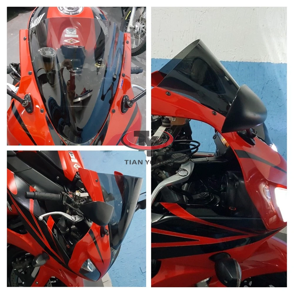 Лобовое стекло мотоцикла для Honda CBR1000RR дымчатое черное ветровое подходит CBR 1000RR 1000