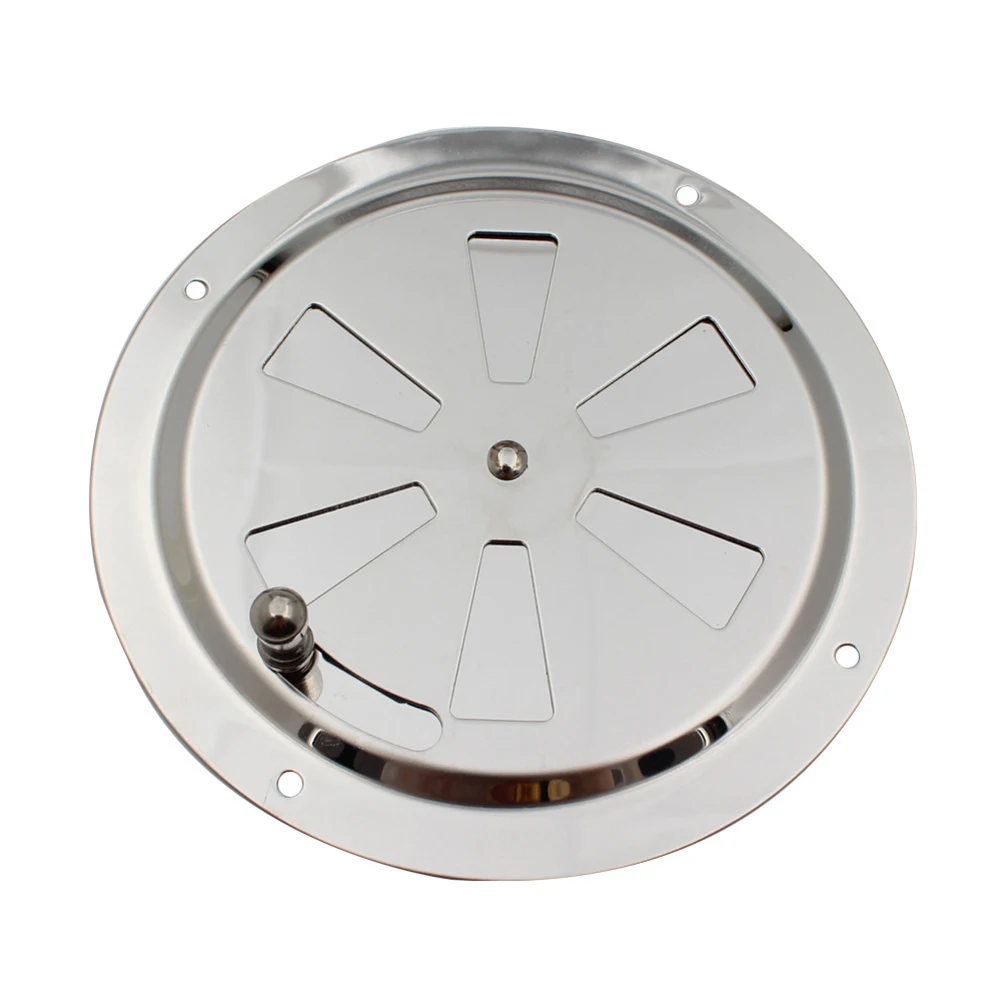

Marine Air Vent Butterfly Accessories Boat Replacement Round Louvered Vent Stainless Steel 1 Pieces 125mm (5inch)