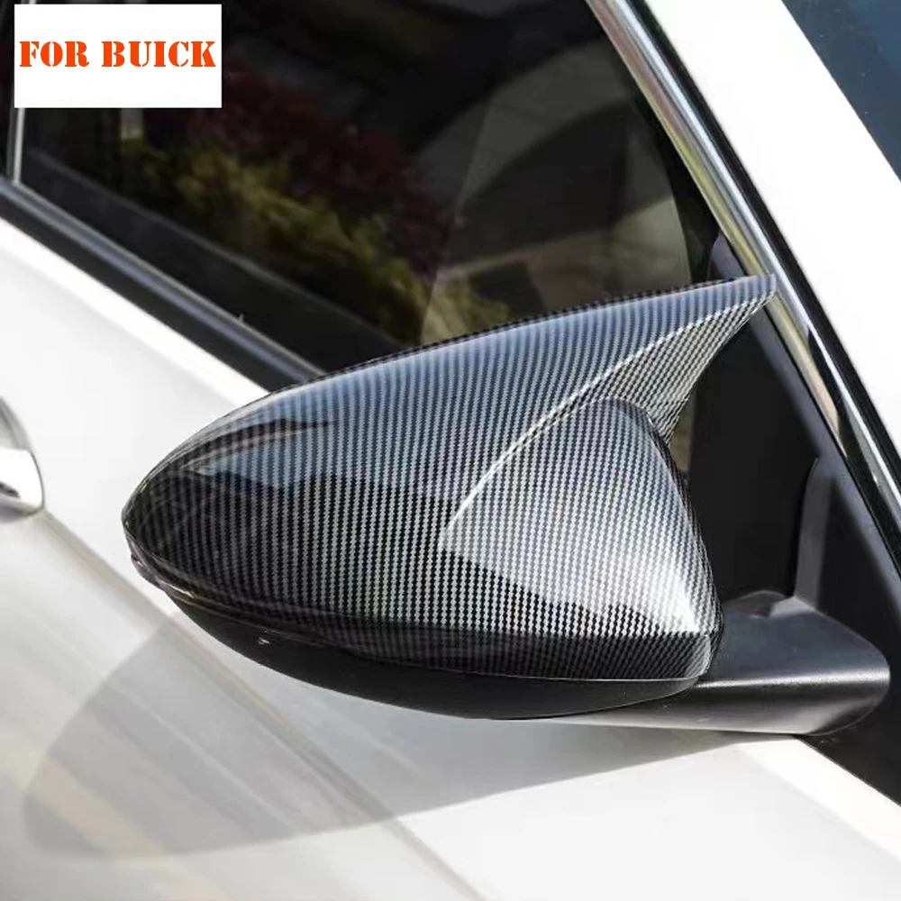 

For Buick Regal 2017-2021 Car Side Horn Rearview Mirror Cover Trim Cap Shell Decor Sticker Accessories Car-styling