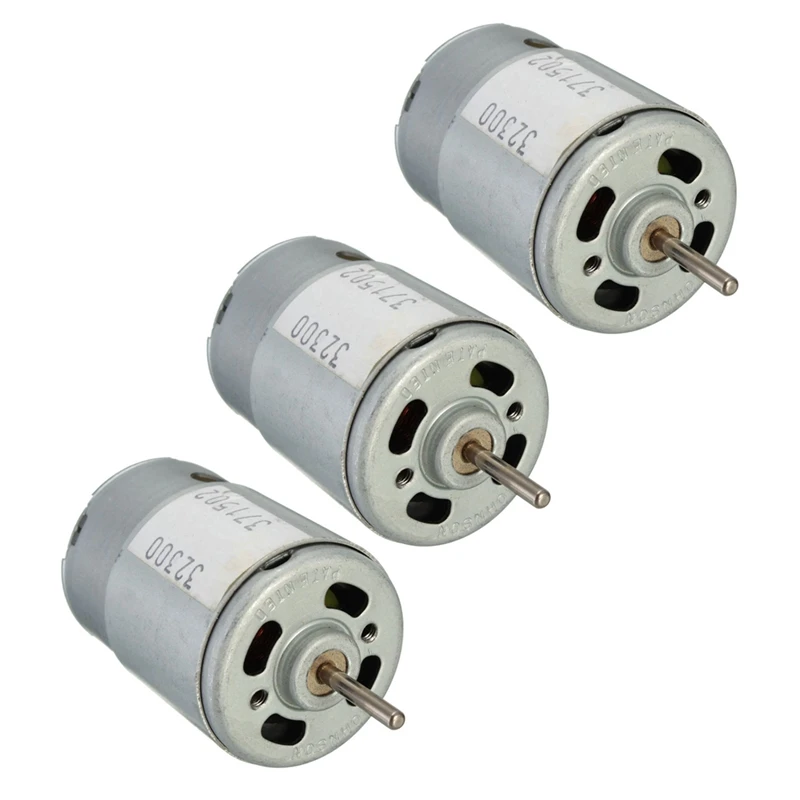 

3X DC3-12V Large Torque JOHN-SON380 Motor Super Model With High Speed Motor 2.3Mm