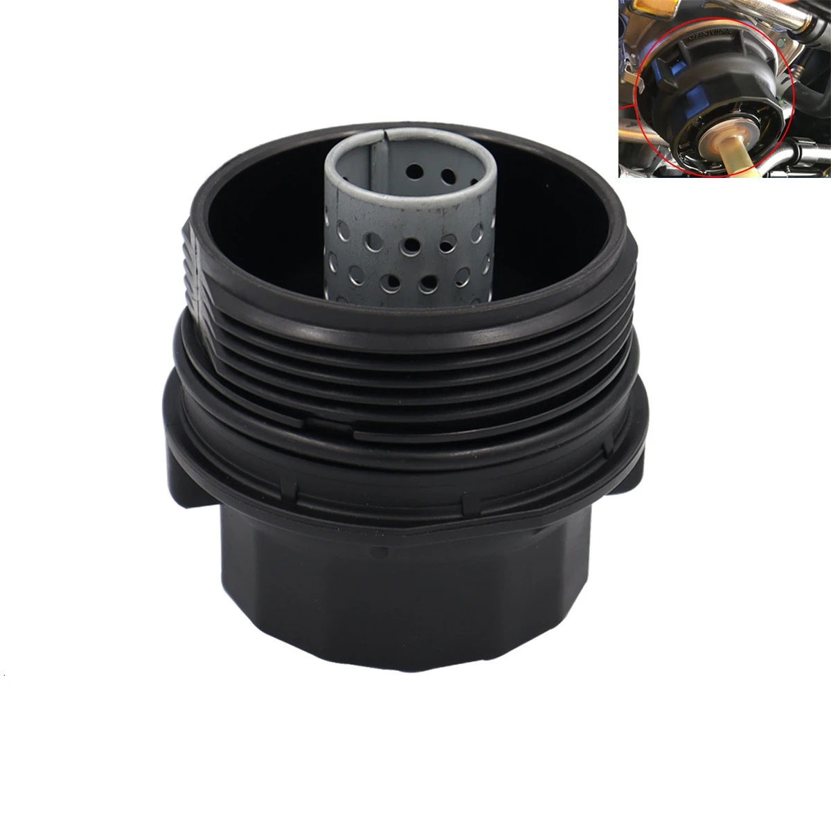 

Car Oil Filter Cap Assembly Fit for Toyota Corolla Prius/Prius V Matrix Lexus CT200h 1.8L Engines15620-37010,19185631, 917-039,