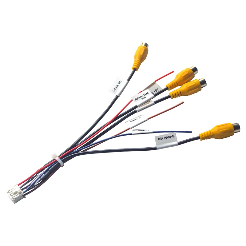 

Аксессуары «сделай сам» для головное устройство Android со встроенной панорамной системой камеры 360, 12-контактный кабельный адаптер