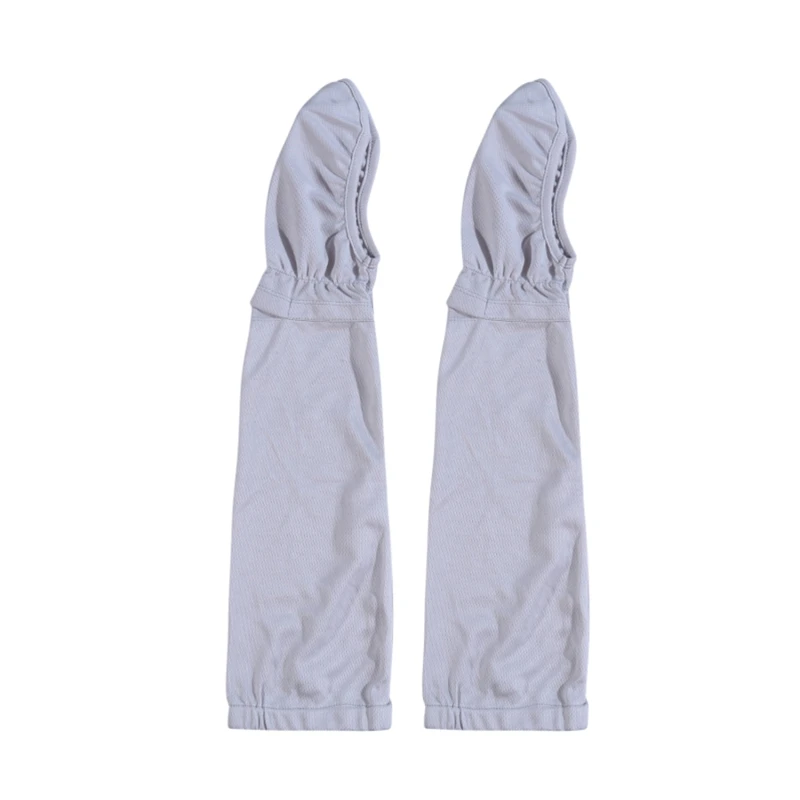 

448D Unisex Long Gloves UV Sun Protection Hand Protect Cover Arm Ice Silk Sunscreen Sleeve Outdoor Arm Protector Hand Sleeves