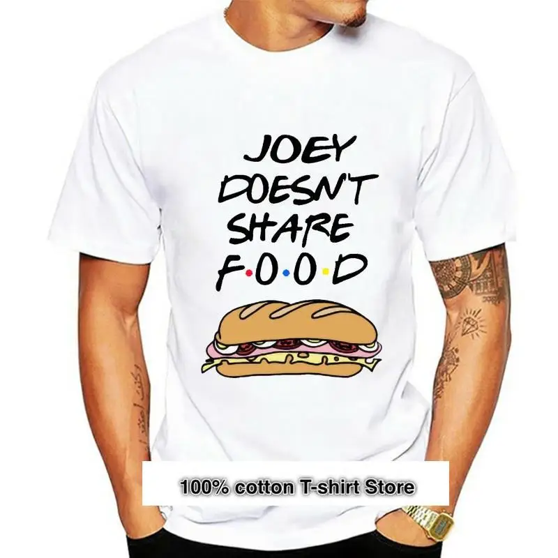 

Camiseta de Friends para hombre y mujer, camisa de los amigos, Tony does't Share, comida