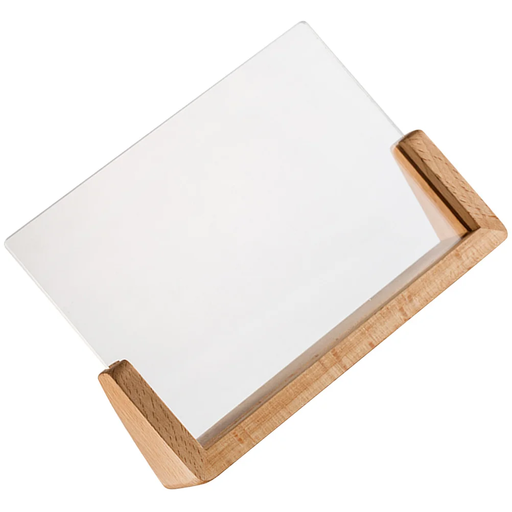 

Dual Use Base Tabletop U Type Showing Stand Photo Display Frame Menu Rack Photo Picture Frame