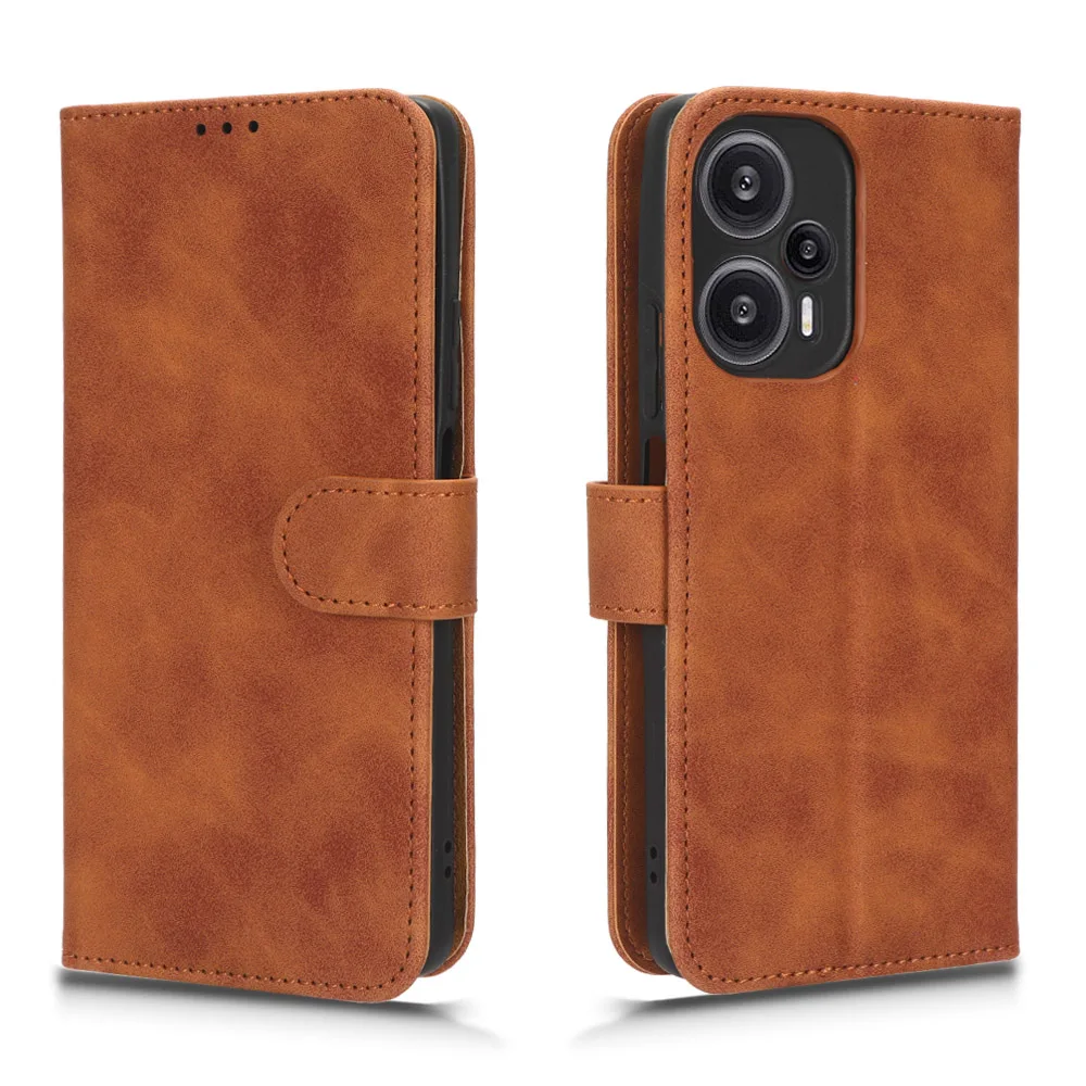 

Luxury Flip Leather Card Bag Case For Redmi note 12 Turbo 11A Xiaomi civi2 13Lite POCO X5 PRO 5G Bracket Shockproof Cover