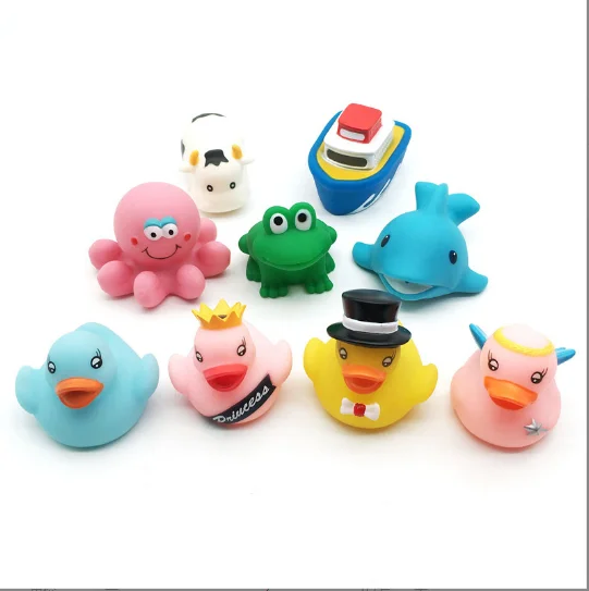 Детская игрушка для ванны с милыми животными игрушки купания в воде мягкий