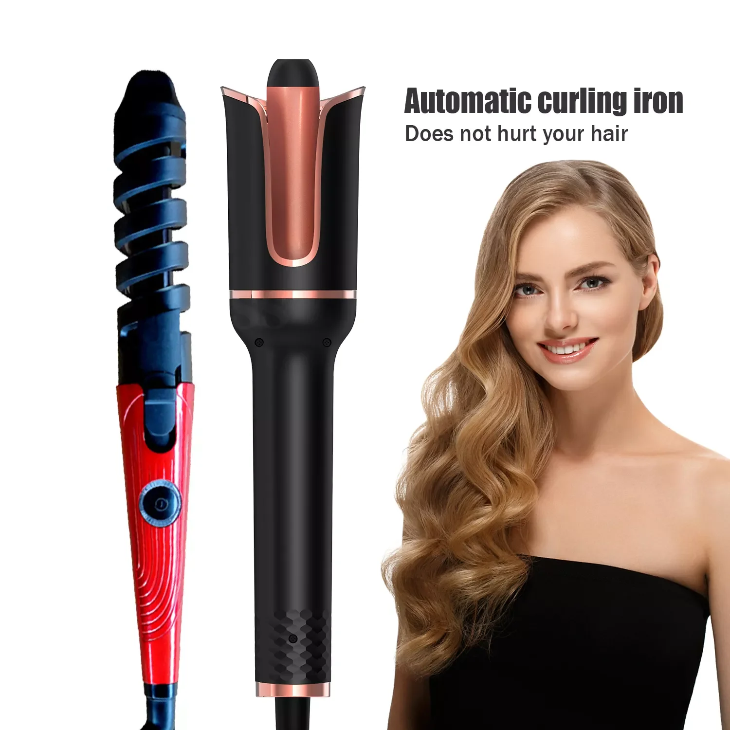 

NEW2023 Professional Hair Curler Automatic Magic Hair Curler Rotating Rotating Rotating Curling Wand Hair Crimper Iron Hair Styi