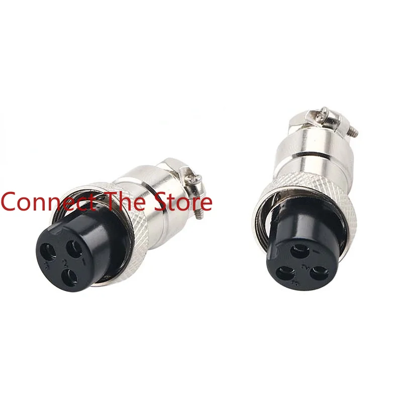 

3PCS GX20-3 Core Female M20-3P Aviation Plug DC Connector GX20