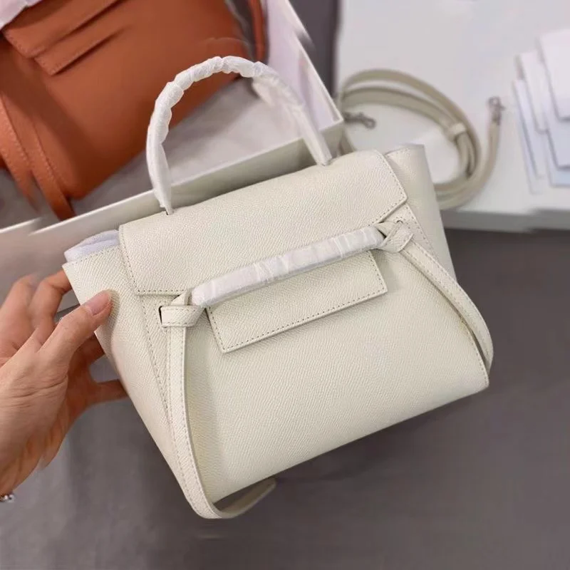

2023 New Quality Luxury Catfish Bag Women Designer Grained Calfskin Shoulder Bags Detachable Shoulder Strap Messenger Fashion