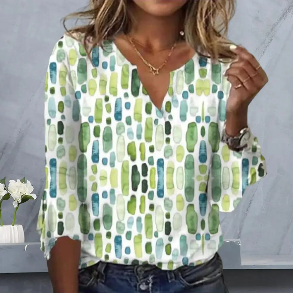 

Chic Pullover Top Breathable Comfy Women Casual Tee Shirt Elastic Women T-shirt Streetwear