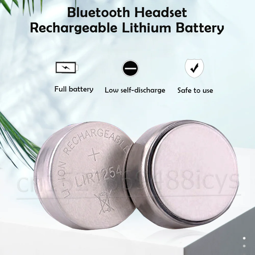 Литий-ионная аккумуляторная батарея LIR1254 3 6 CP1254 для TWS беспроводных Bluetooth