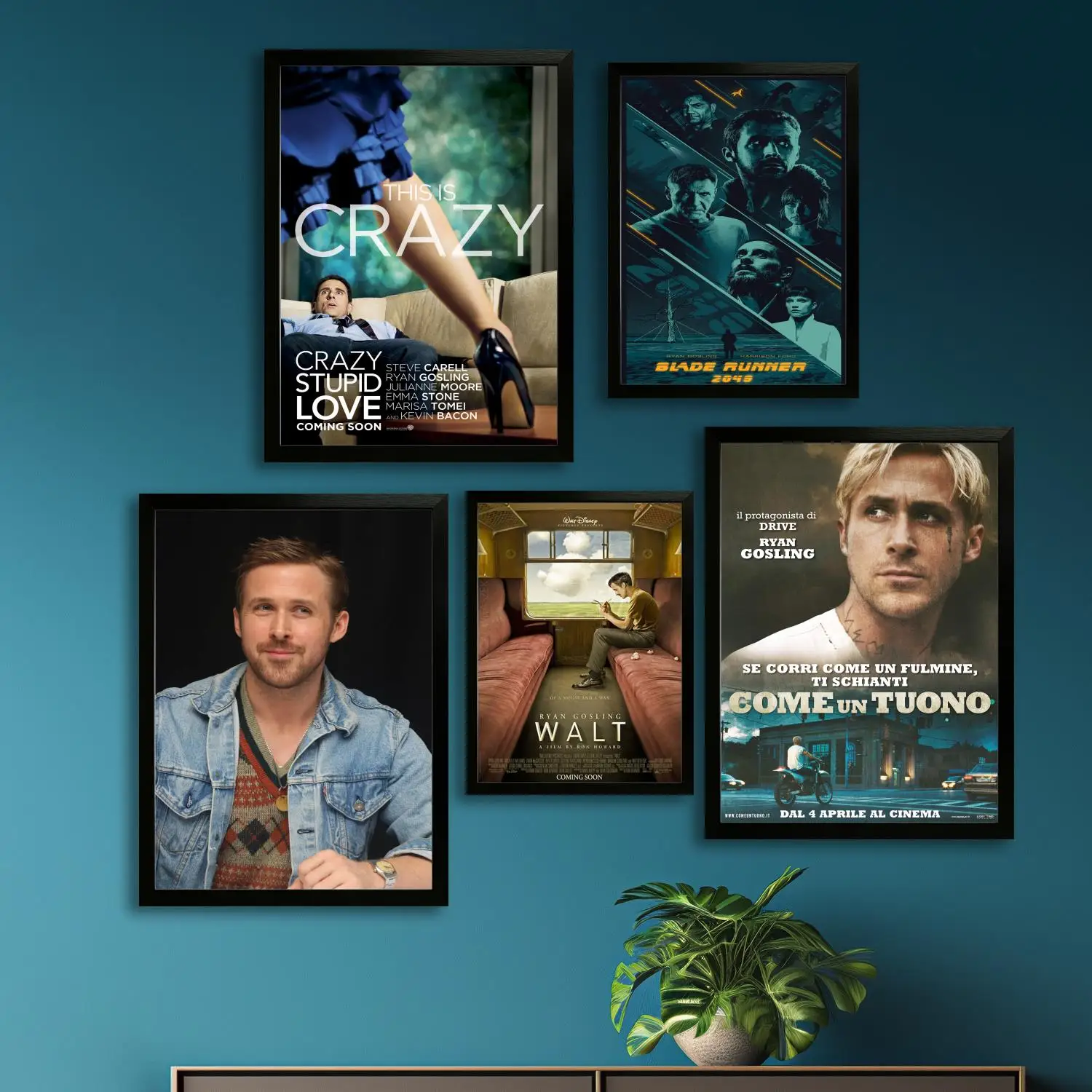 Художественный постер yan gosling современный