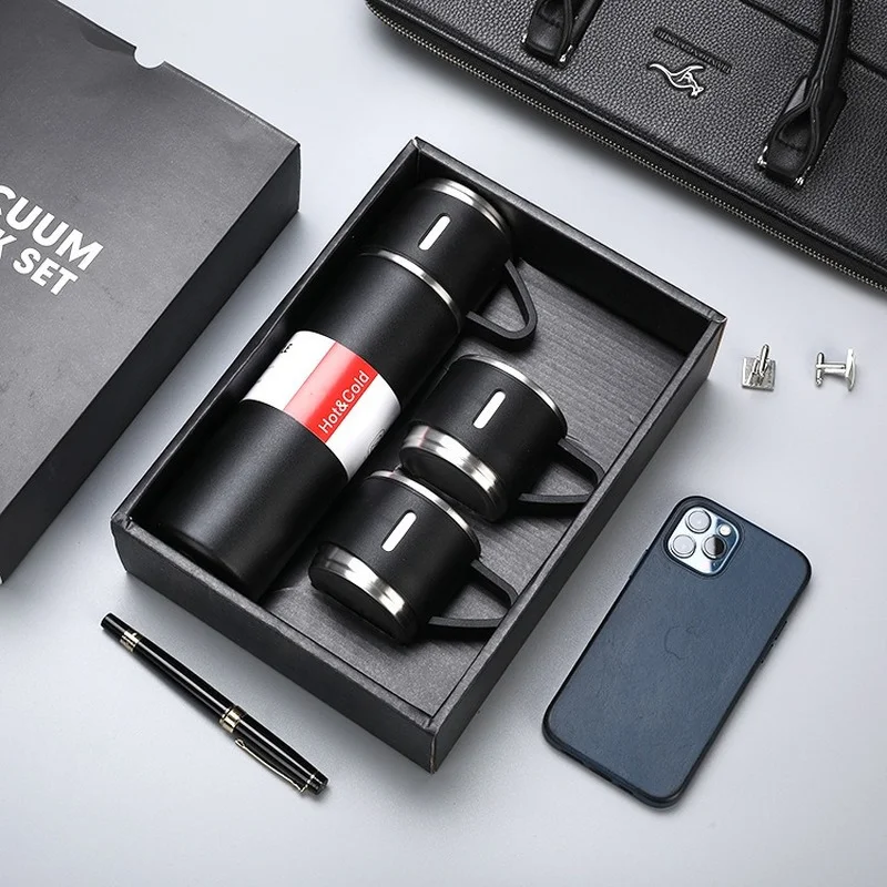 Double-Layer Stainless Steel Vacuum Thermos, Coffee Tumbler, Travel Mug, Business Trip Water Bottle, Tea Infuser Bottle, Bullet,