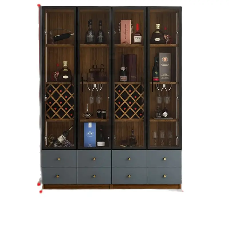 Четырехдверный шкаф без подсветки