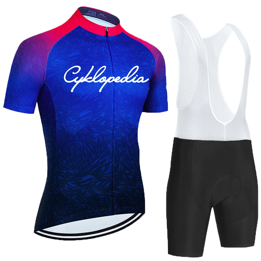 

CYKLOPEDIA Cycling Set Mountain Bike Cycling Jersey Man Cycle For Bicycle Triathlon Mtb Bicycles Maillot Jersey Clothes Clothing