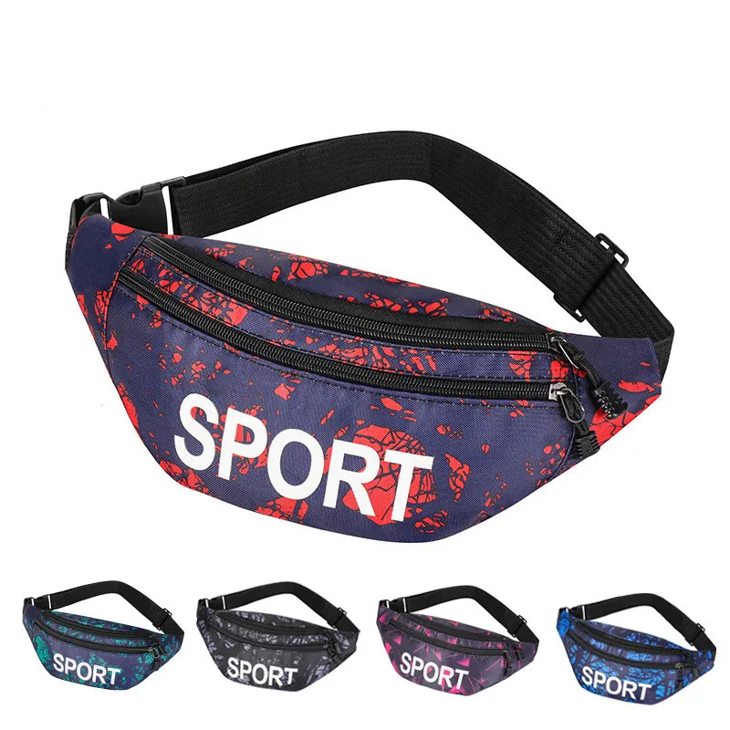 Многослойная модная поясная сумка на плечо для фитнеса Спортивная удобная