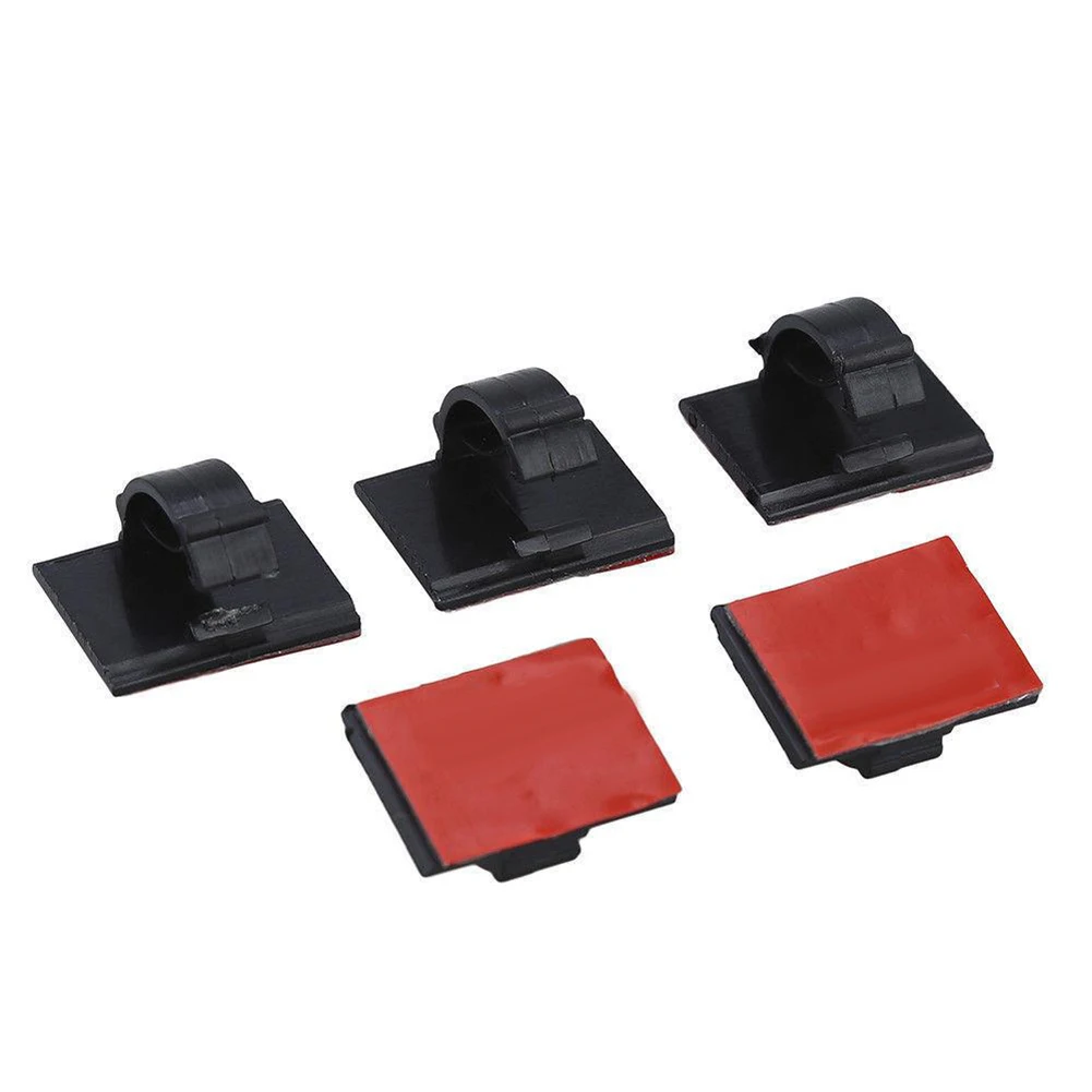 Новый зажим для кабеля черный стеклянный глянцевый картонный держатель железный