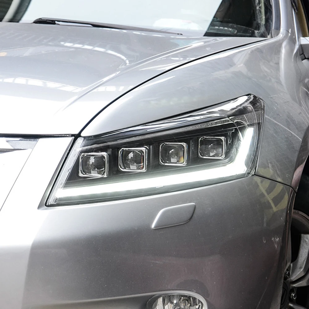 Светодиодные фары для Honda Accord 2008-2012 Налобные фонари с демоническими глазами и