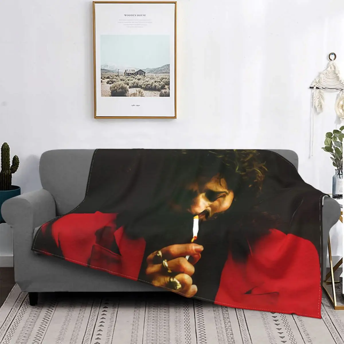 

Shrimp Island Blankets Breathable Soft Camaron De La Isla Flamenco Singer Throw Blanket for Sofa Outdoor Bedding Flannel Sprint