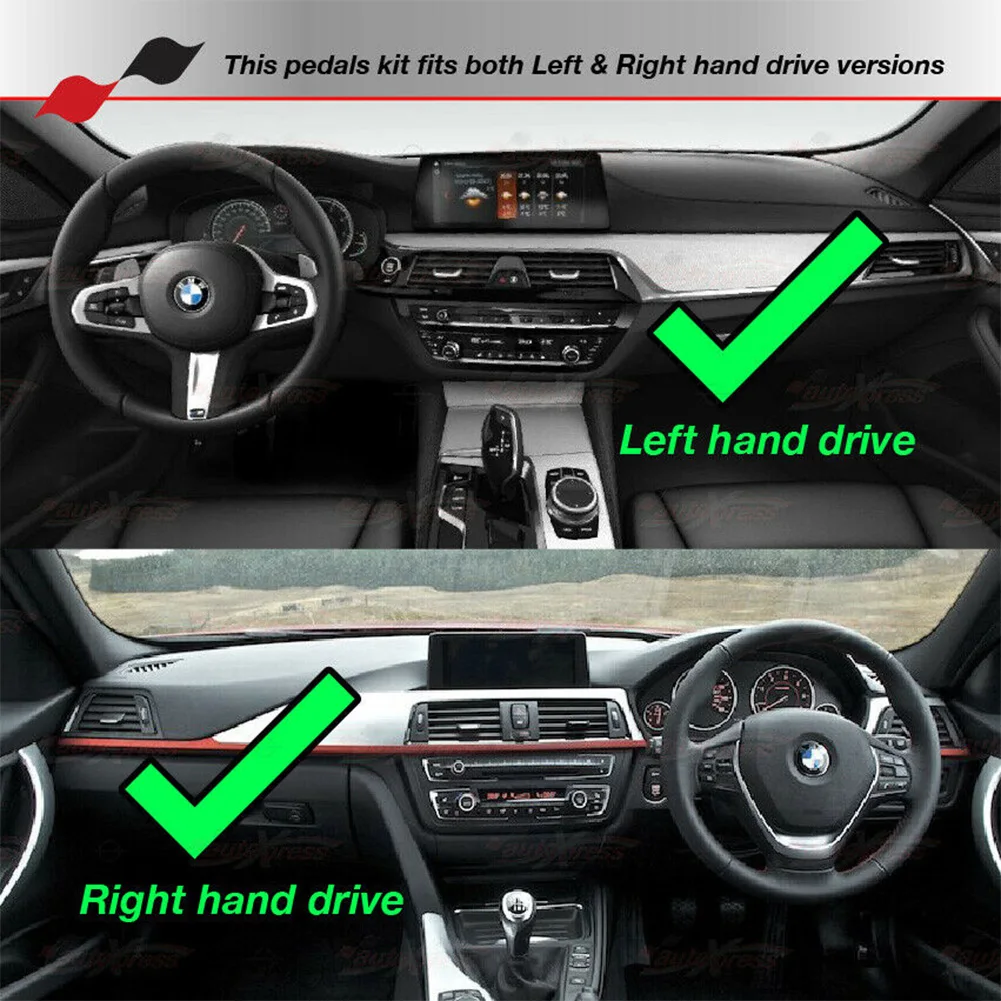 Автомобильная крышка педали тормоза без дрели AT Pad для BMW X3 X5 X6 1 2 3 4 5 6 7 серии F20 F21 F22