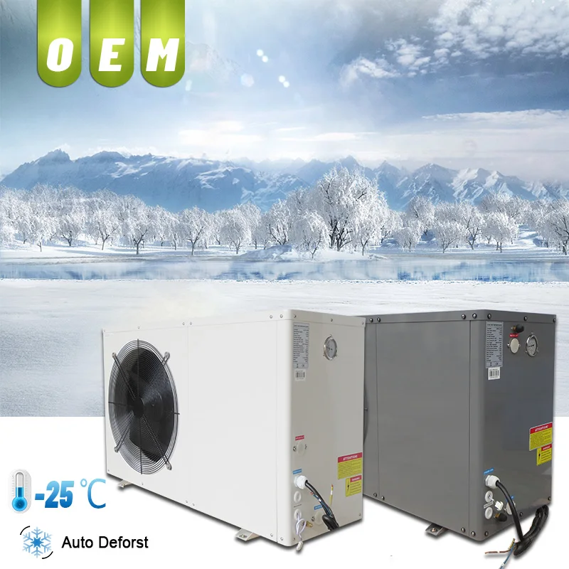 

Auto-defrost EVI max 85c air to water high temperature monoblock 80 degree heat pump water heater trade for cold region