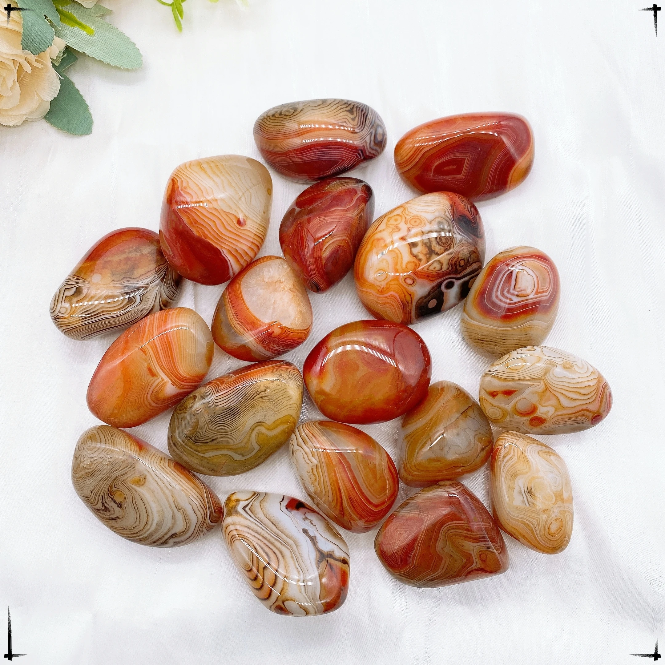 

Полированные камни сардоникс агат